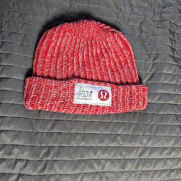 Lululemon and Love Your Melon Collab Beanie - Heather Red - Picture 1 of 3